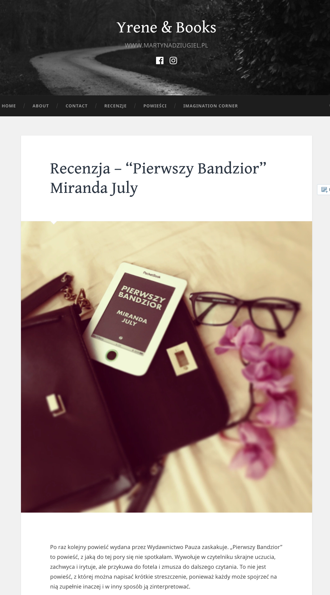 Recenzja – “Pierwszy Bandzior” Miranda July – Yrene Books
