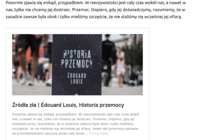 “Zupełnie inna opowieść” poleca “Historia przemocy” z okazji Międzynarodowego Dnia Przeciw Homofobii, Transfobii i Bifobii