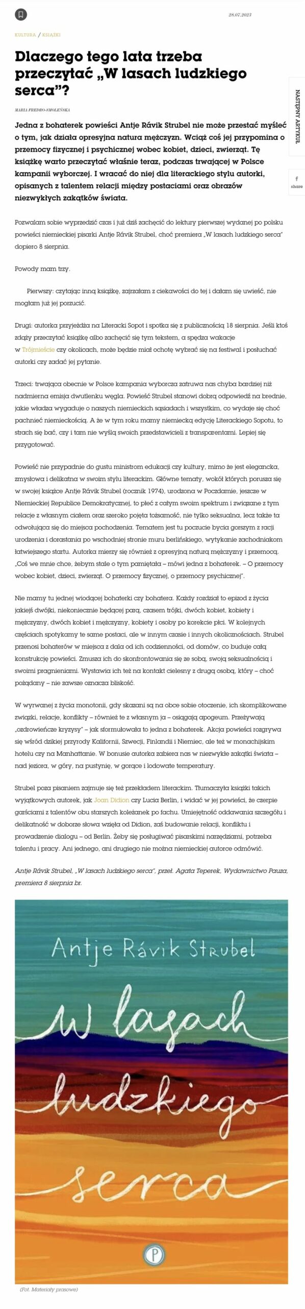 www.vogue .pl a recenzja ksiazki w lasach ludzkiego serca antje ravik strubel1440x900 2 scaled
