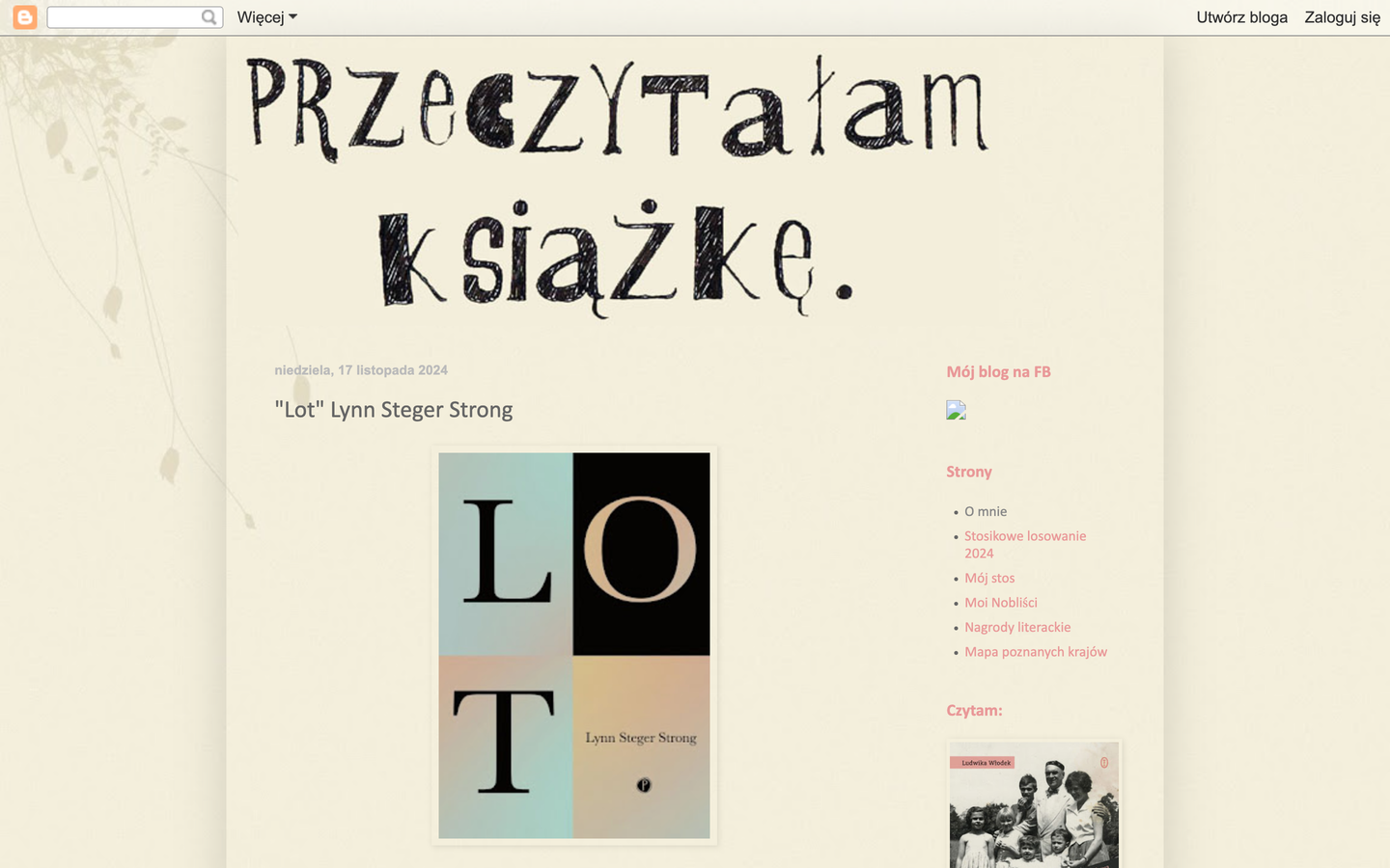 „Lot” Lynn Steger Strong – recenzja na blogu „Przeczytałam książkę ...