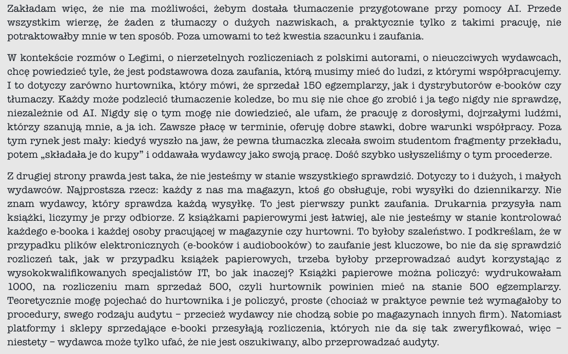 Milionowa zaliczka, niewydane książki, zmowa cenowa. Rozmowa z Anitą Musioł 15 16