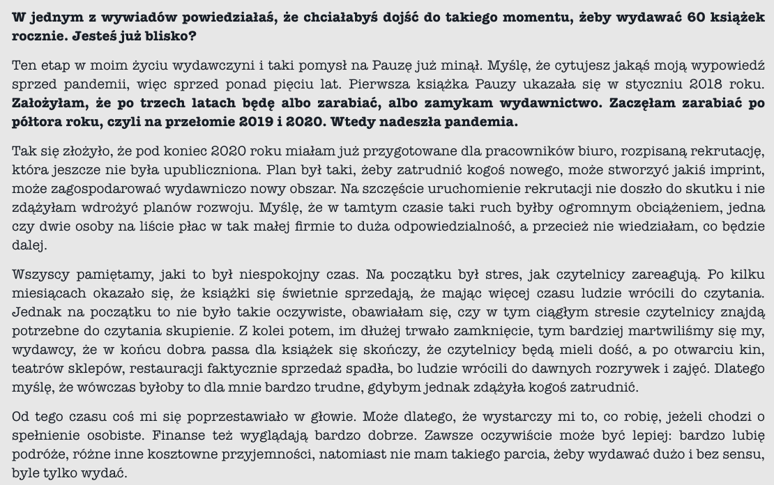 Milionowa zaliczka, niewydane książki, zmowa cenowa. Rozmowa z Anitą Musioł 24 2 1