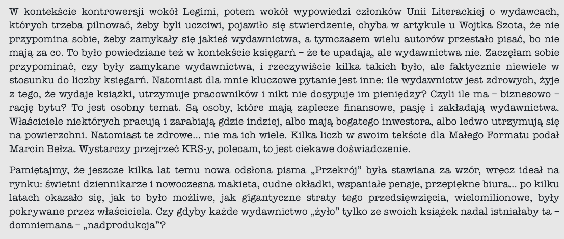 Milionowa zaliczka, niewydane książki, zmowa cenowa. Rozmowa z Anitą Musioł 6 6