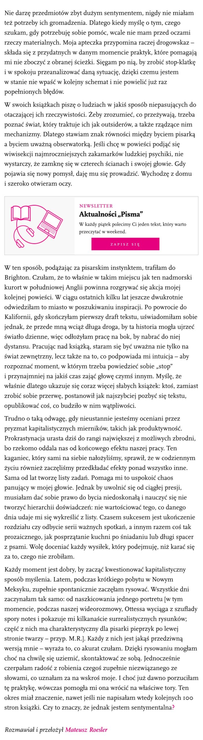 magazynpismo.pl kultura apteczka ottessa moshfegh stop hierarchii doswiadczen 1440 x 900 px 2 scaled