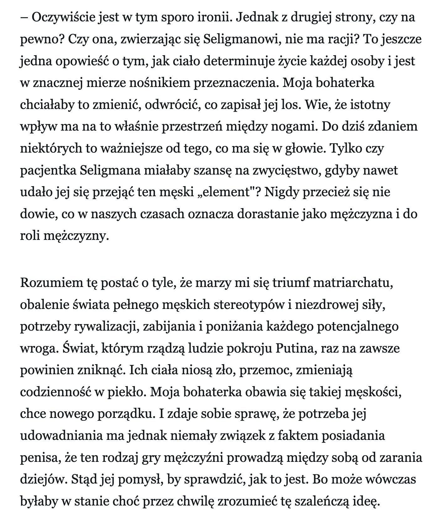 Niemka, Żyd, gabinet. W tej książce panuje gęsta, dla wielu Niemców niemożliwa do wytrzymania, atmosfera – wywiad z Kathariną Volckmer, autorką powieści „Wizyta“ w Wysokich Obcasach 14 4www.wysokieobcasy.pl wysokie obcasy 715721130020553niemka zyd gabinet w tej ksiazce panuje gesta dla wielu.html1440 x 900 px 3