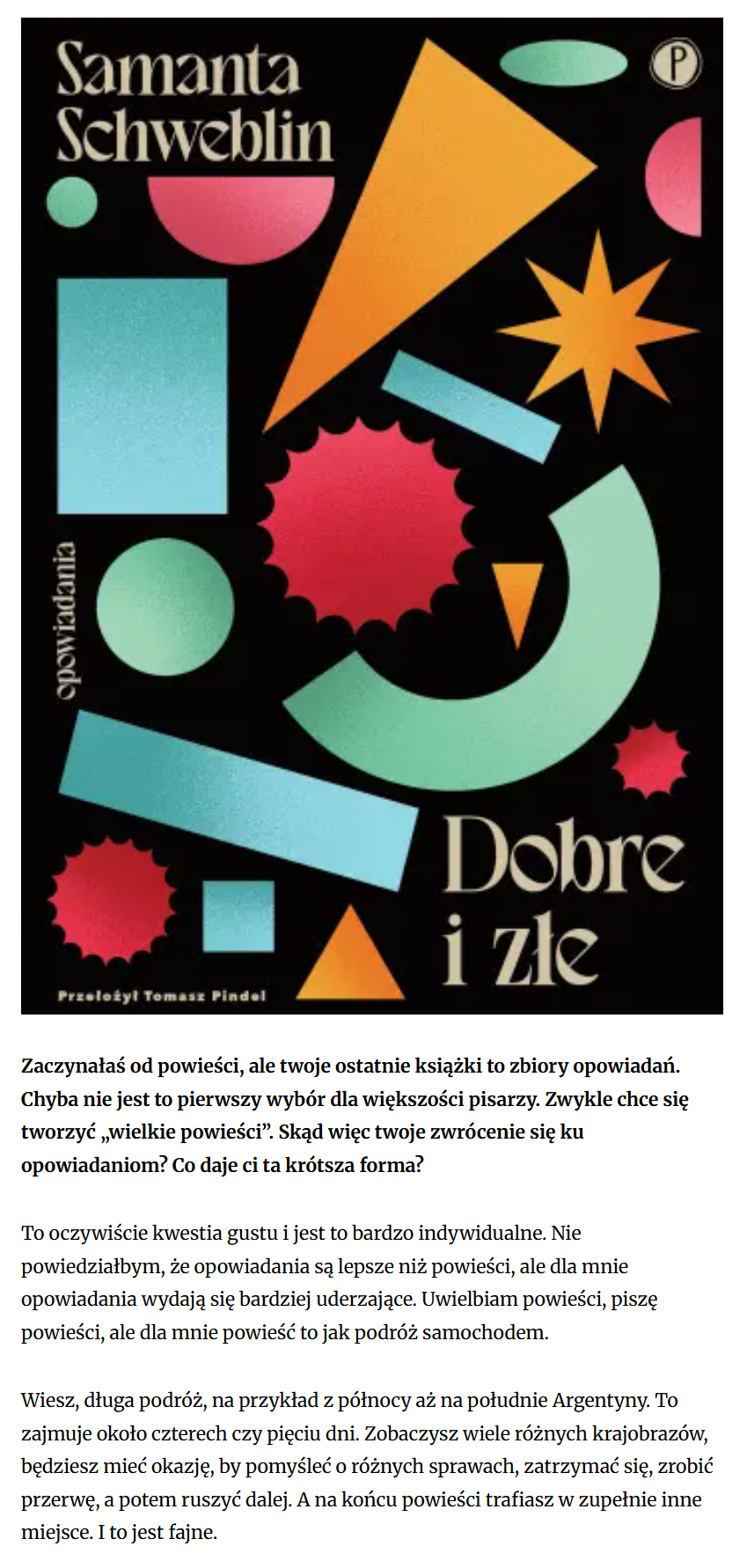 Sylwia Góra rozmawia z Samantą Schweblin, autorką „Dobre i złe”, w Kulturze Liberalnej 5 2.2 screencapture kulturaliberalna pl 2026 07 28 sylwia gora wywiad samanta schweblin 2026 07 30 17 30 06