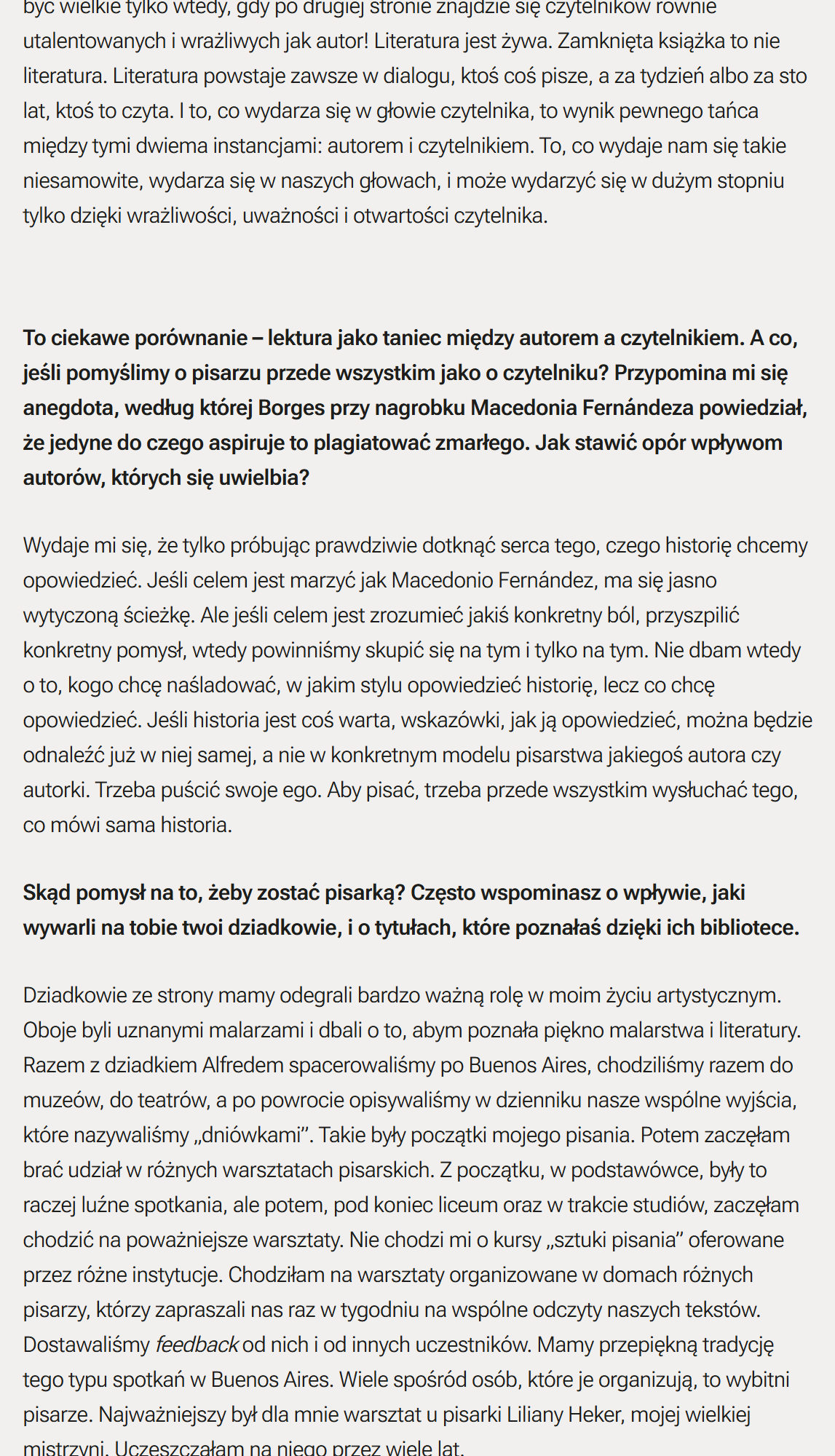 Wywiad z Samantą Schweblin w Mint Magazine 3 row 3 column 1