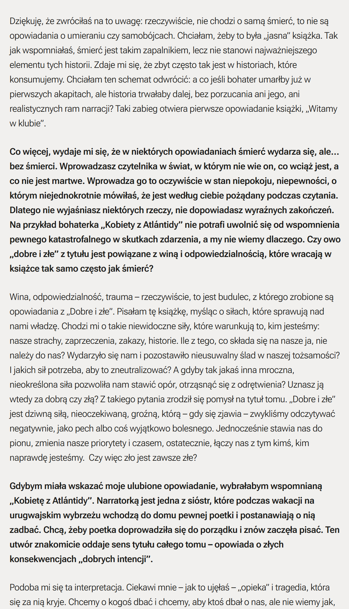 Wywiad z Samantą Schweblin w Mint Magazine 8 row 7 column 1