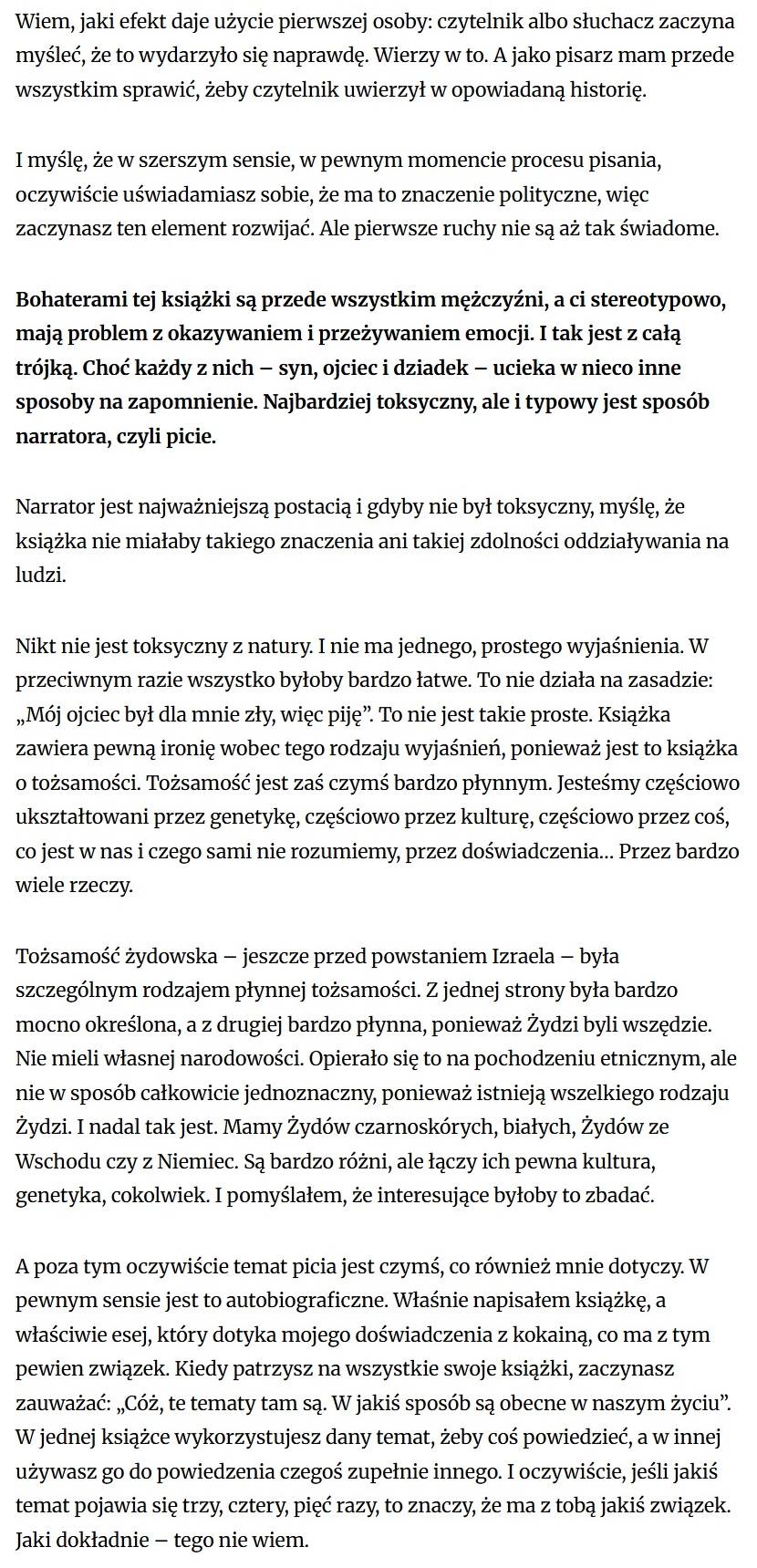 Rozmowa z Michelem Laubem, autorem „Dziennika upadku”, w „Kulturze Liberalnej” 6 6 laub