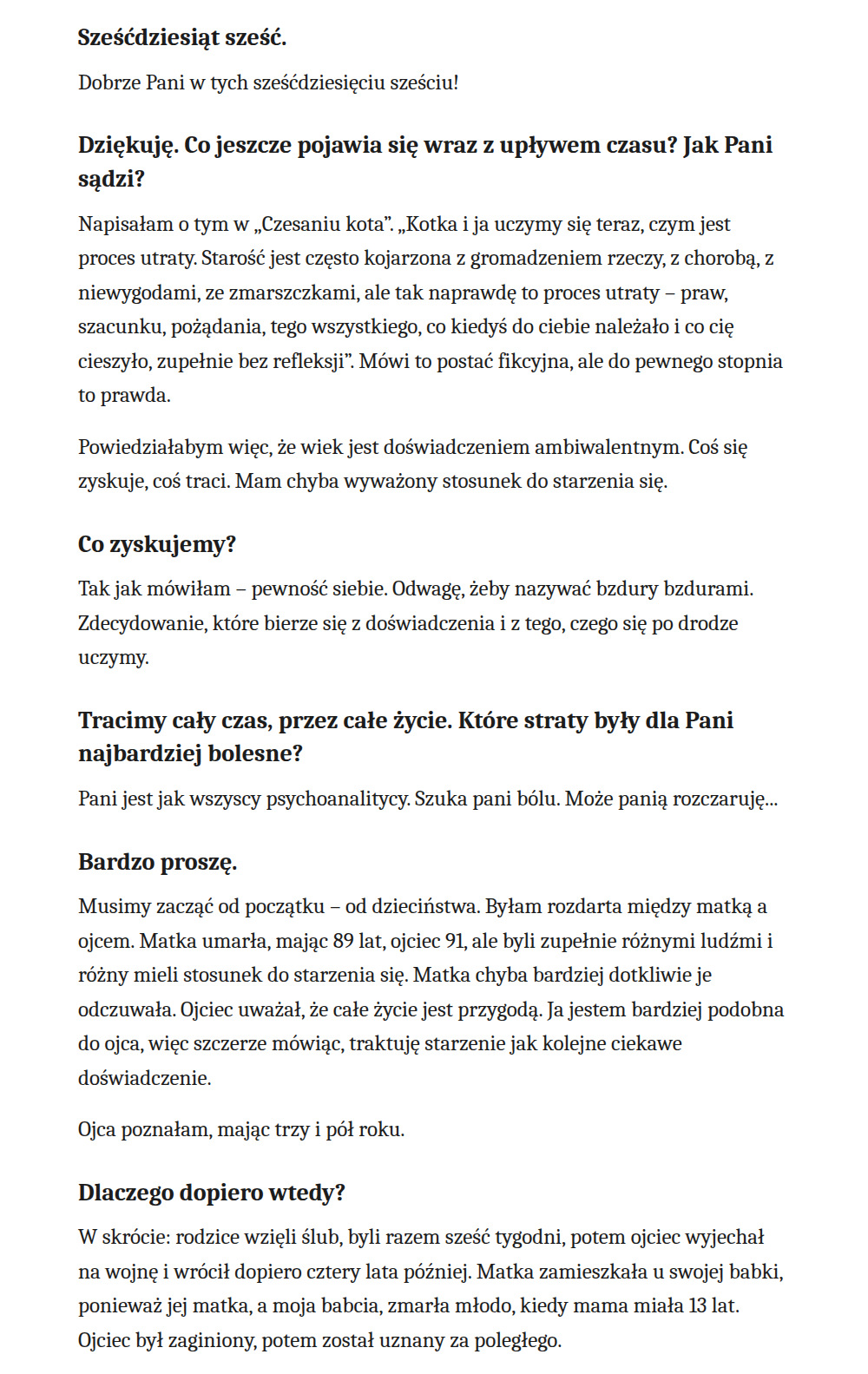Rozmowa z Jane Campbell, autorką zbioru opowiadań „Czesanie kota”, w „Tygodniku Powszechnym” 3 wywiad jane campbell 02